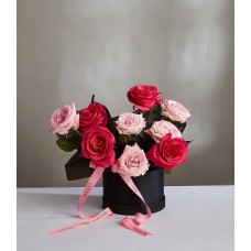 Midnight Pink Rose Bouquet