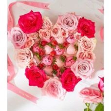 Valentine's Sweet Heart Chocolate covered Strawberry