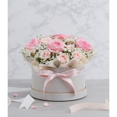 Chic Pink Tone Flower Box