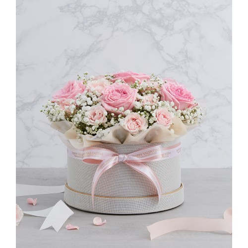 Chic Pink Tone Flower Box