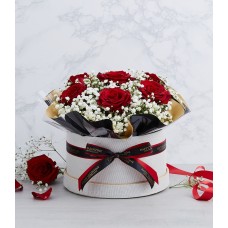 Romanc Red Flowers Gift Box