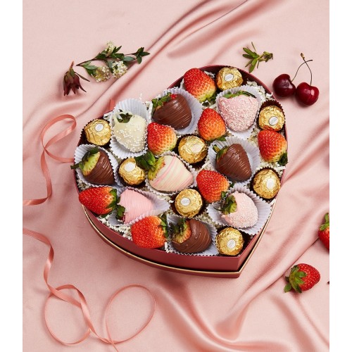 Chocolate Covered Strawberries & Chocolate Gift Box