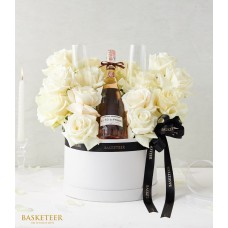 Rose Radiance with White Rose for Valentine's Day