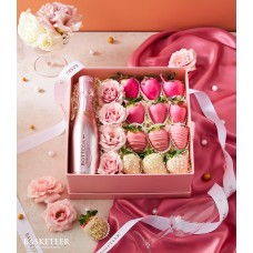 Sweet Wine & Strawberry Gift Box