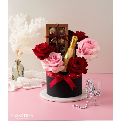 Forever Love Wine & Roses Box