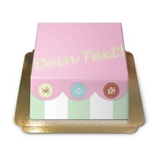 Baby Toy Chest Cake (pink)