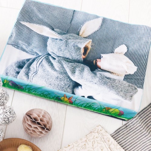 Photo cake in an Easter frame (Small (20× 14 cm(6 servings)))