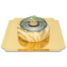 Baby Yoda on Space Capsule Cake (Medium (12 Servings))