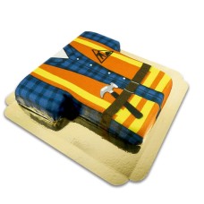 Construction worker cake (Medium ((25x17 cm) 16 parts))
