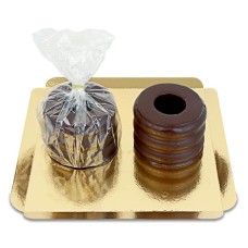 Baumkuchen dark chocolate (1 piece)