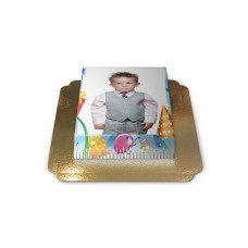Photo cake in birthday design (Small (6 Servings))