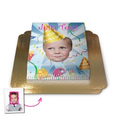 Birthday face cake (Medium (12 Servings))