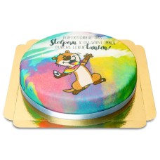 Sweet surprise with chubby unicorn (Medium (12 Servings))