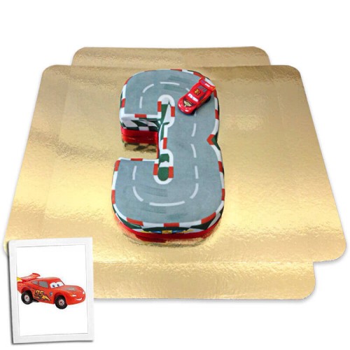 Car's Number Cake #3