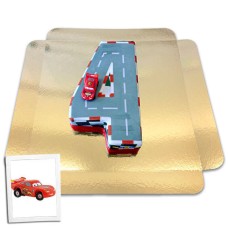 Car's Number Cake #4