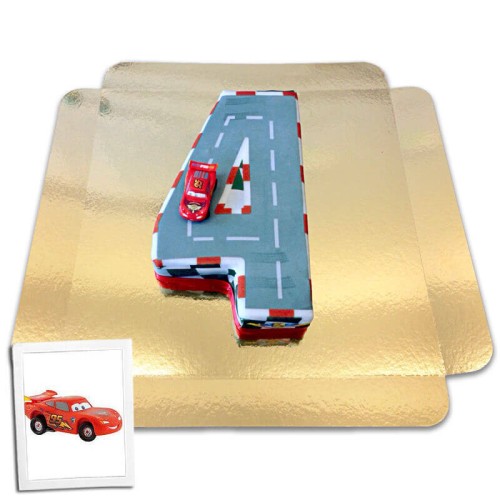 Car's Number Cake #4