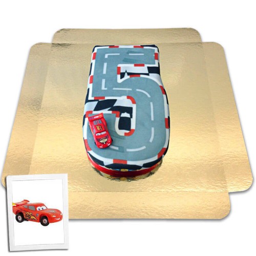 Car's Number Cake #5