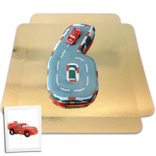 Car's Number Cake #6