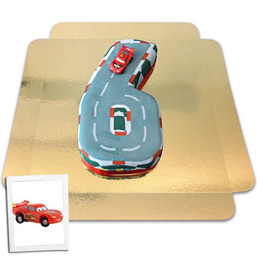 Car's Number Cake #6