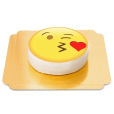 Kissing Emoji Cake (Small (6 Servings))