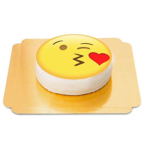 Kissing Emoji Cake (Small (6 Servings))