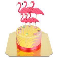 Flamingo cake deluxe (Small (12 Servings))