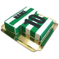 Soccer Jersey Pie Horizontal Stripes - Various Colors (Large (40 Serving))