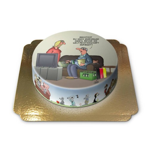 Football on TV - Uli Stein (Small ((18 cm) 6 slices))