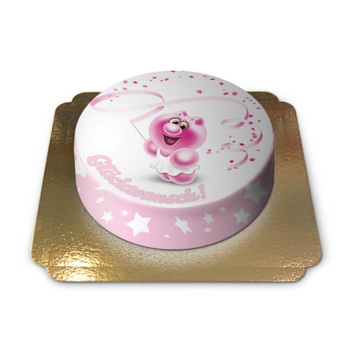 Gelini Cake - Pink Congratulations (Small (6 Servings))