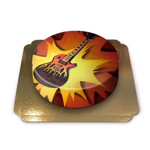 Electric guitar cake (Small (6 Servings))