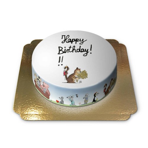 congratulatory cat (Small (6 Servings))