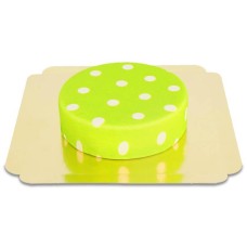 Green with white dots (Small (18 cm(6 servings)))