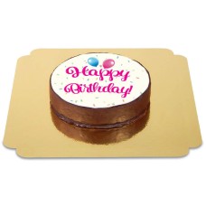 Happy Birthday Sachertorte PINK