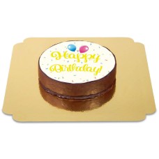 Happy Birthday Sacher Torte YELLOW