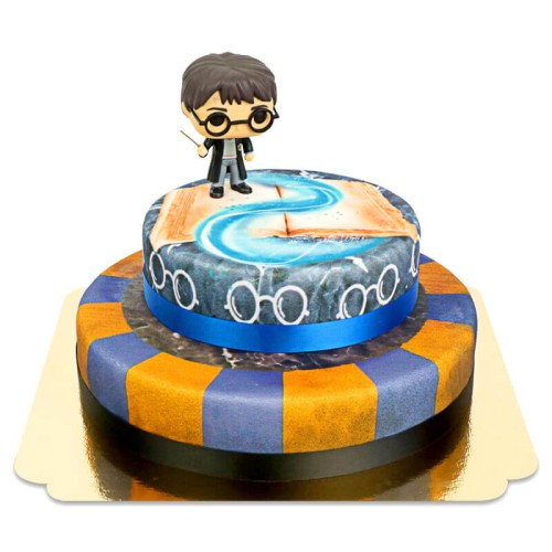 Harry Potter on 2 Tier Raven Cake