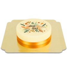Cake with autumn ornaments (Small (6 Servings))