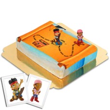 Pirates Jake & Izzy on Neverland Cake