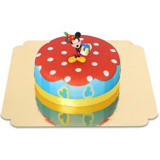Mickey Mouse on Party Cake (Small (6 Servings))