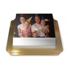 Photo cake without frame (Small ((20x14 cm) 6 parts))