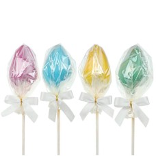 Easter egg cake pops with colorful icing (12 pieces)
