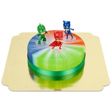 PJ Masks on Hero Cake (Medium (12 Servings))