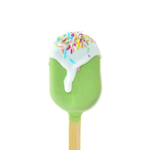 Cake popsicles in green (10 pieces)