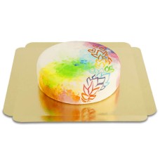 Fancy Splashes cake (Small (6 Servings))