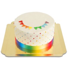 Pride deluxe cake - double height (Medium (24 Servings))