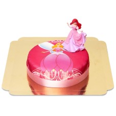 Princess cake with Ariel figure (Small (6 Servings))