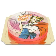 Pink Supermum cake (Large ((36 cm)25 servings))
