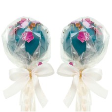 Blue Rose Petal Cake Pops (12 pieces)