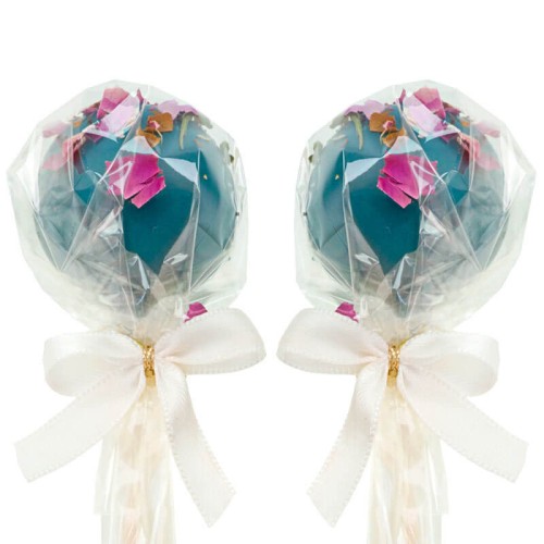 Blue Rose Petal Cake Pops (12 pieces)