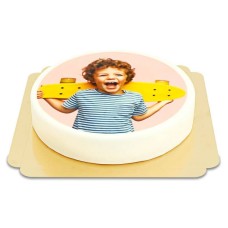 Round Photo Cake (Small (18 cm(6 Servings)))