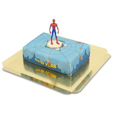 Spider-Man on Spider Web over New York Pie (Medium (12 Servings))